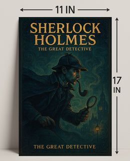 Sherlock Holmes Great Detective Wall Art Print PosterGoat
