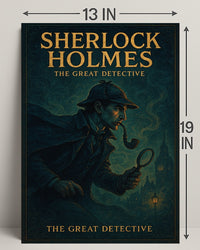 Sherlock Holmes Great Detective Wall Art Print PosterGoat