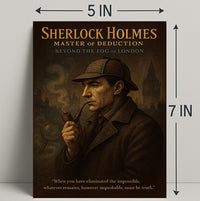 Sherlock Holmes Master Of Deduction Poster PosterGoat