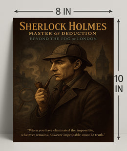 Sherlock Holmes Master Of Deduction Poster PosterGoat