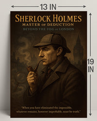 Sherlock Holmes Master Of Deduction Poster PosterGoat