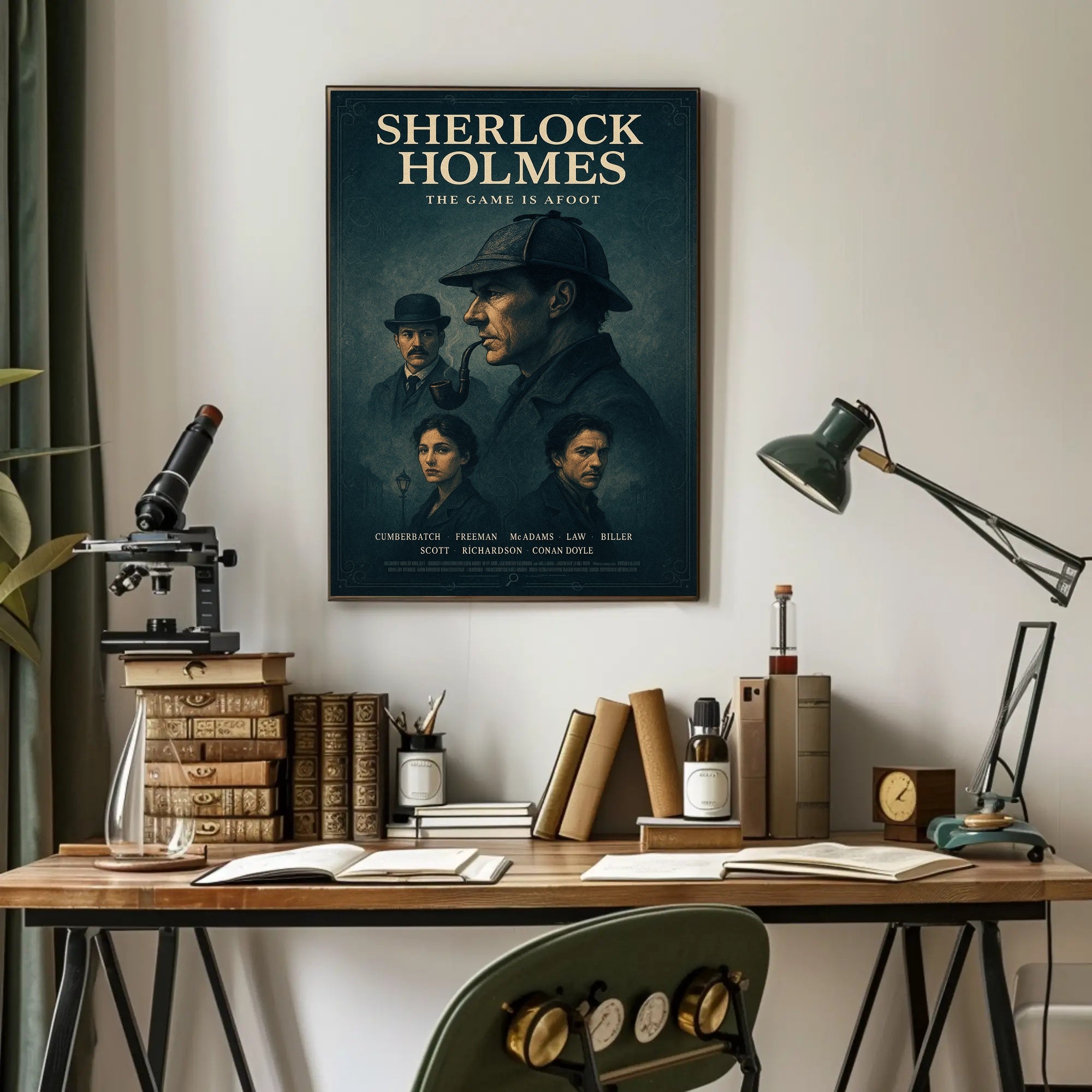 Sherlock Holmes The Game Is Afoot Poster PosterGoat