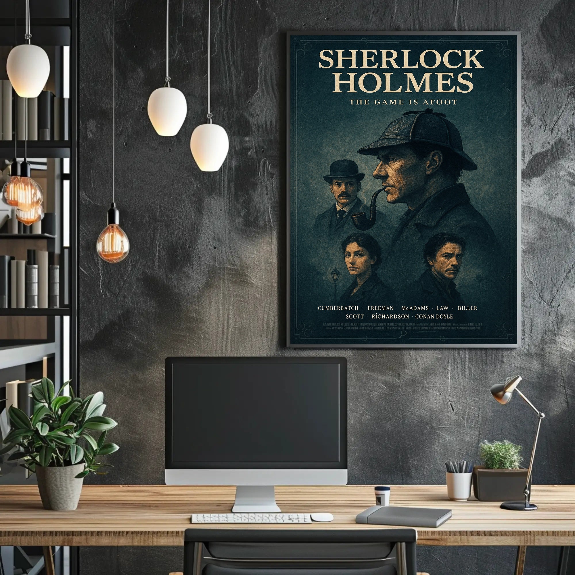 Sherlock Holmes The Game Is Afoot Poster PosterGoat