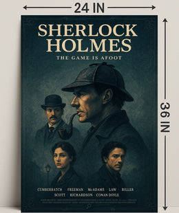 Sherlock Holmes The Game Is Afoot Poster PosterGoat