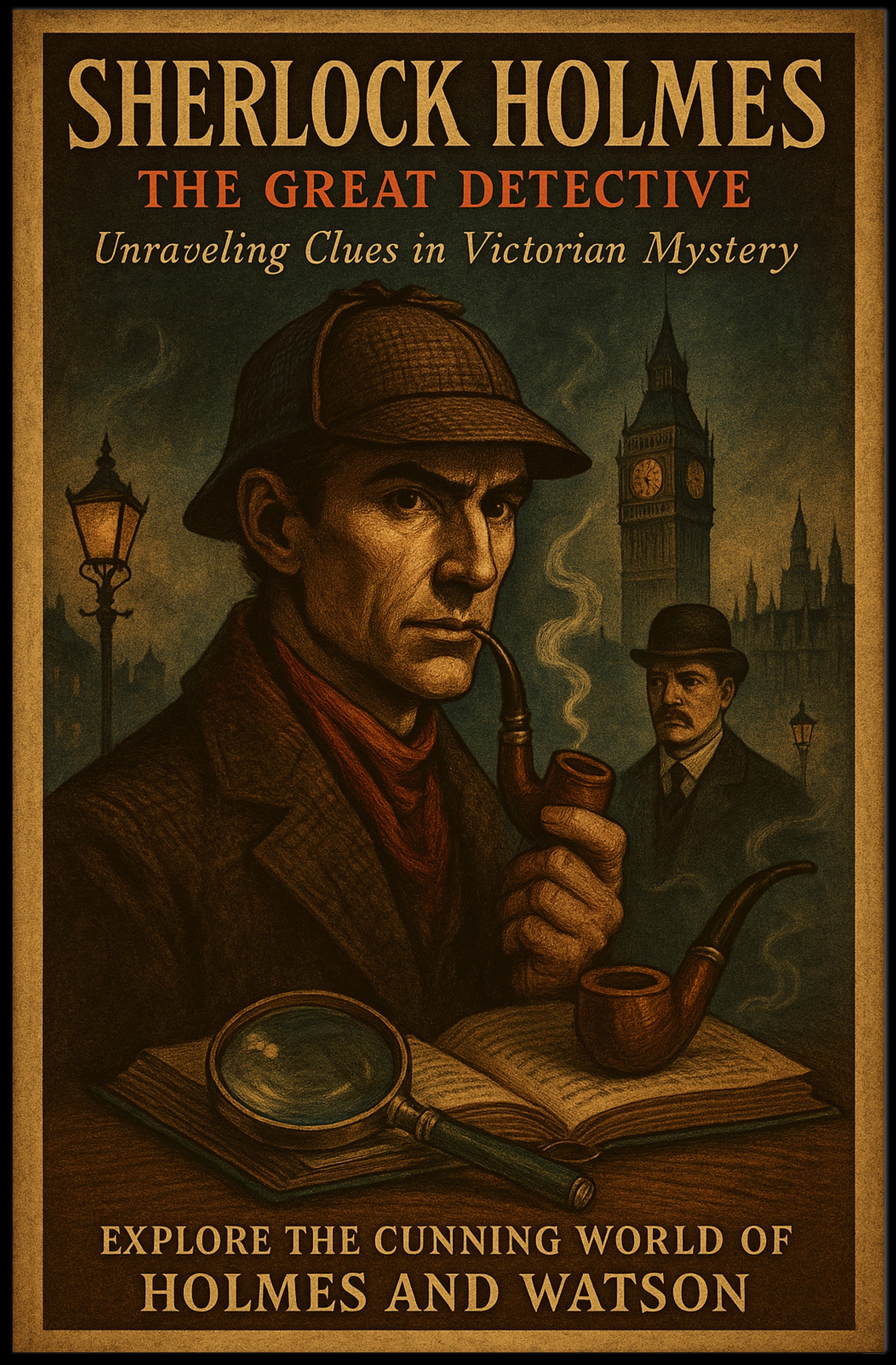Sherlock Holmes The Great Detective Poster PosterGoat