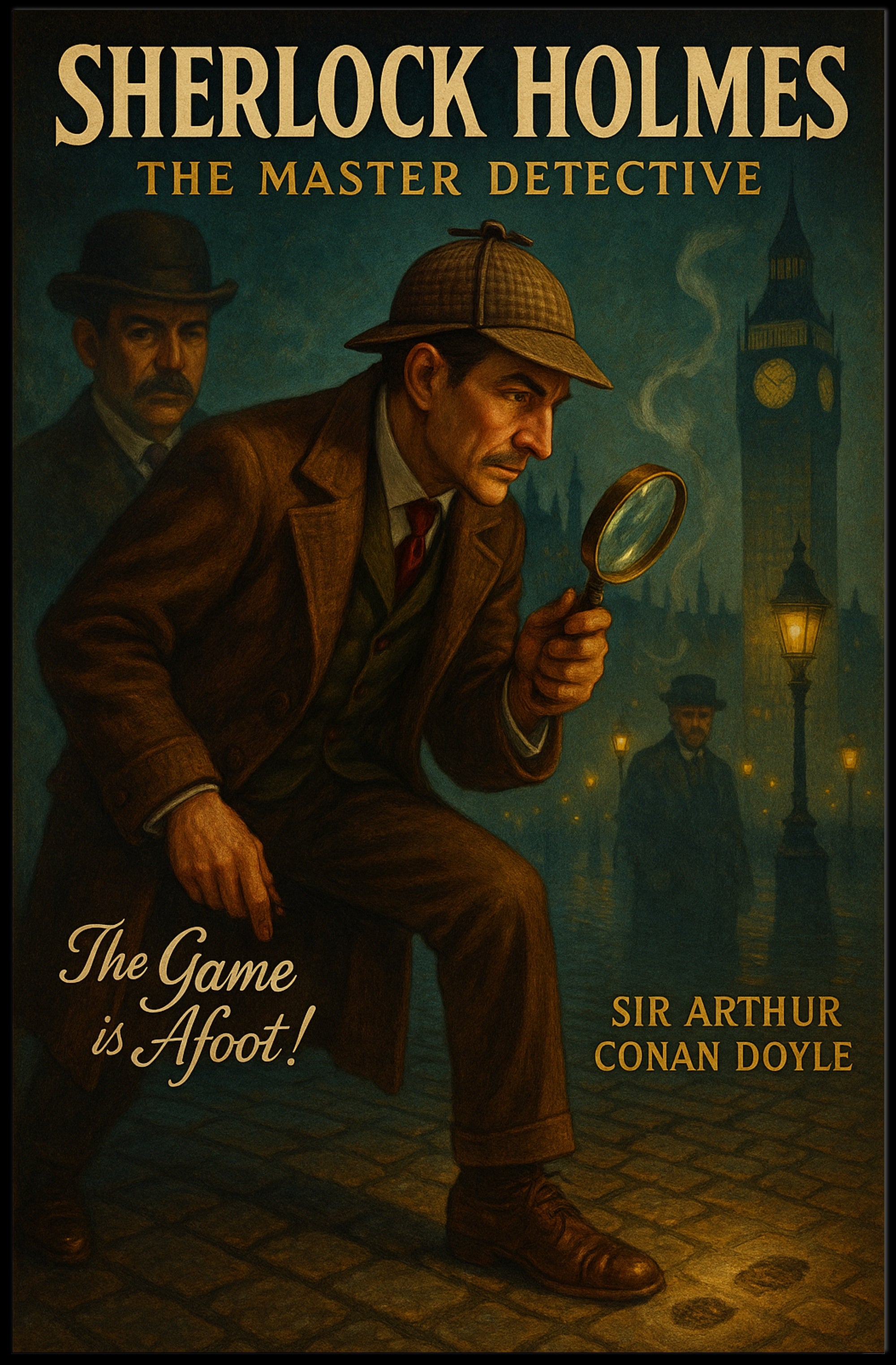 Sherlock Holmes The Master Detective Poster PosterGoat