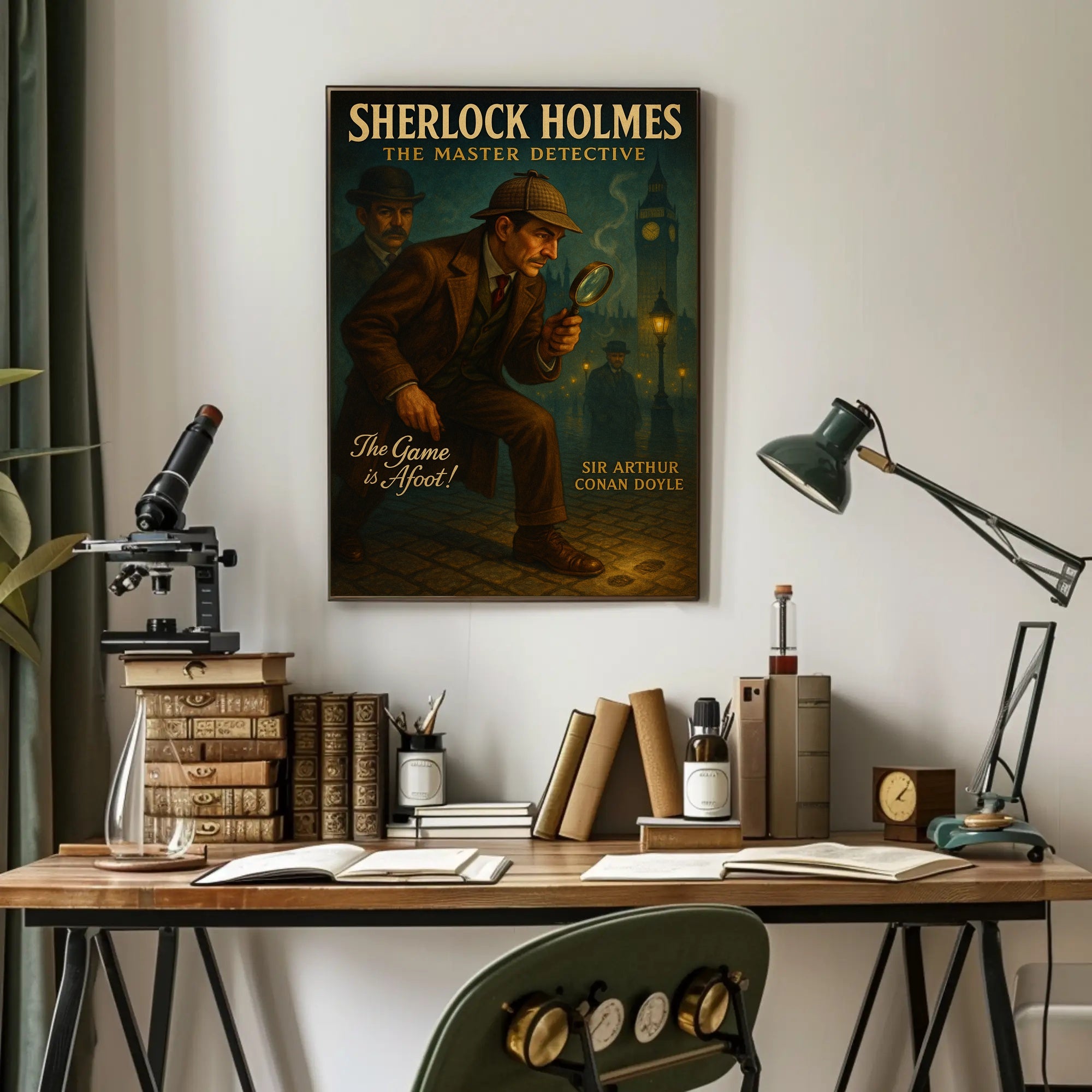 Sherlock Holmes The Master Detective Poster PosterGoat