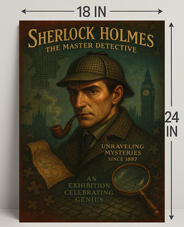 Sherlock Holmes The Master Detective Poster PosterGoat