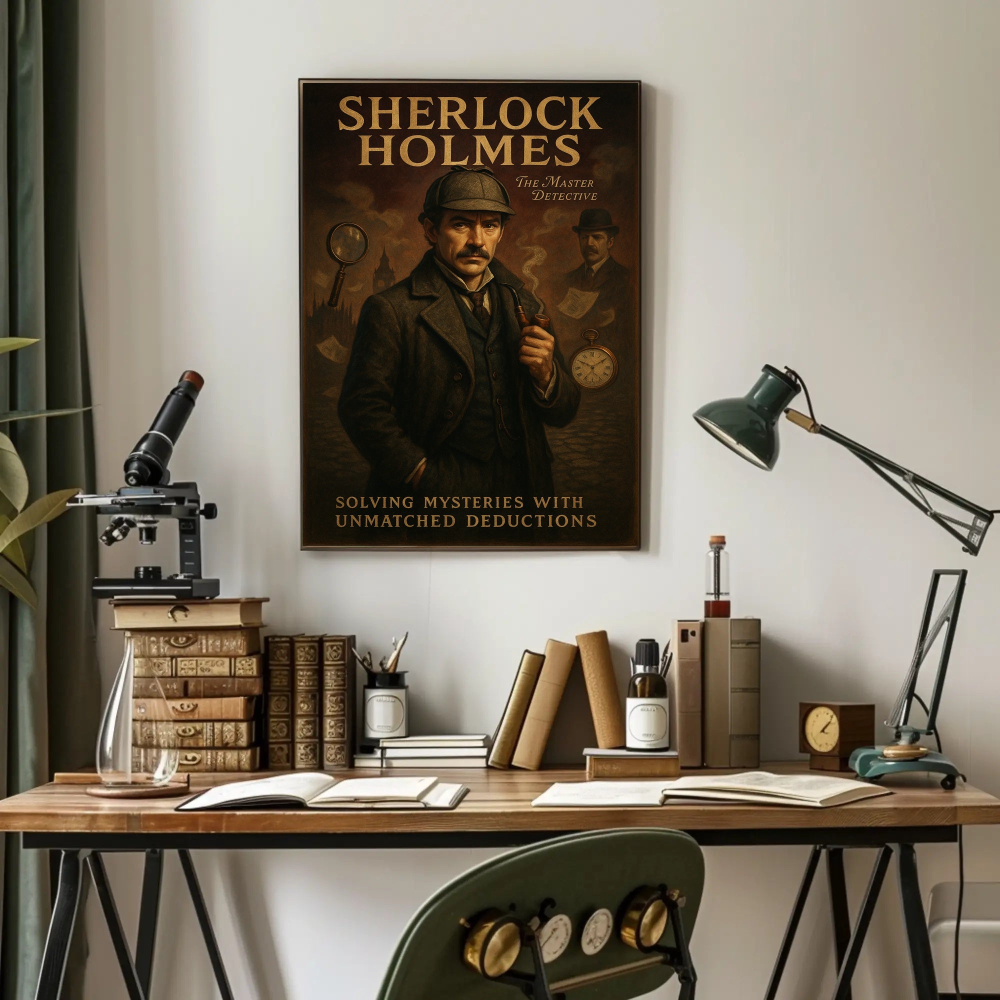 Sherlock Holmes The Master Detective Poster PosterGoat