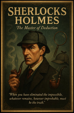 Sherlock Holmes The Master Of Poster PosterGoat
