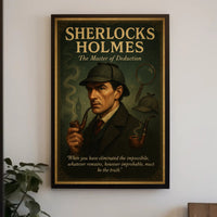 Sherlock Holmes The Master Of Poster PosterGoat