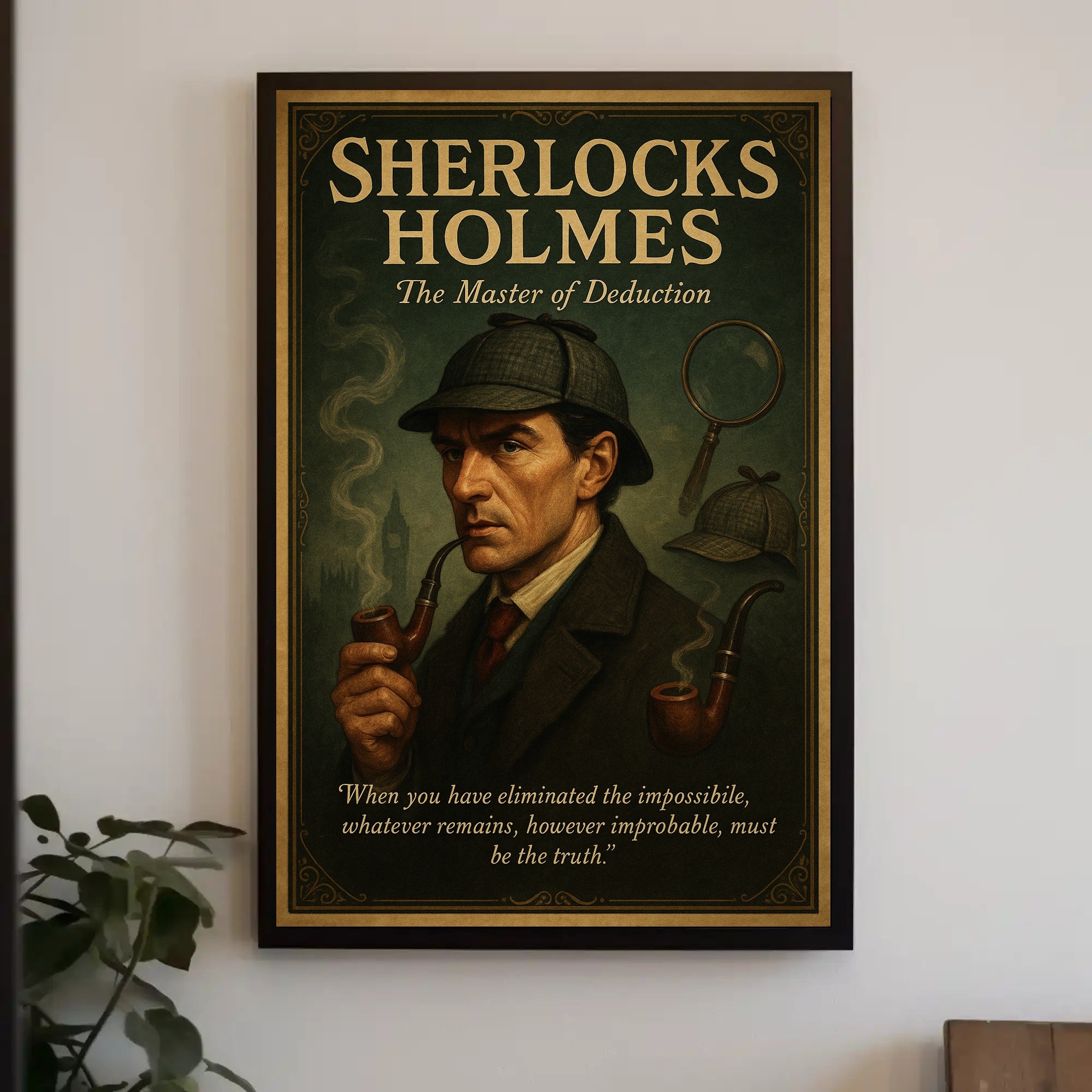 Sherlock Holmes The Master Of Poster PosterGoat