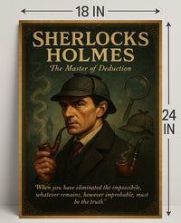 Sherlock Holmes The Master Of Poster PosterGoat