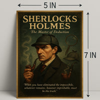 Sherlock Holmes The Master Of Poster PosterGoat