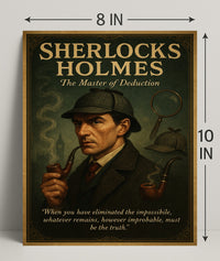 Sherlock Holmes The Master Of Poster PosterGoat