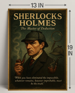 Sherlock Holmes The Master Of Poster PosterGoat