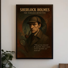 Sherlock Holmes The Timeless Detective Poster PosterGoat