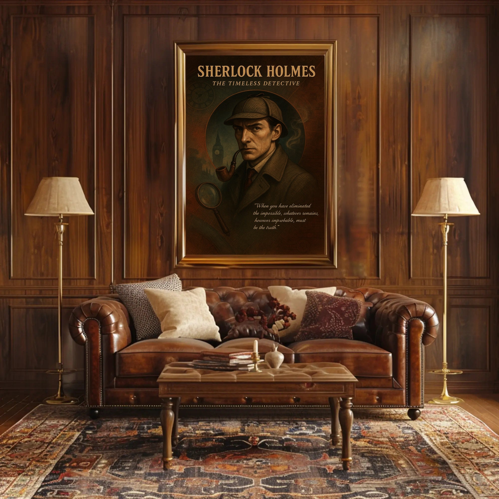 Sherlock Holmes The Timeless Detective Poster PosterGoat
