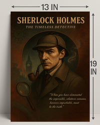 Sherlock Holmes The Timeless Detective Poster PosterGoat