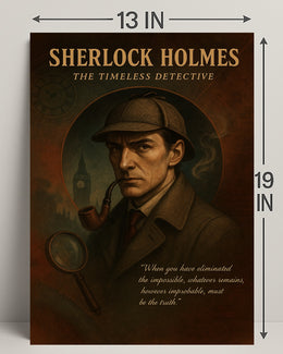Sherlock Holmes The Timeless Detective Poster PosterGoat