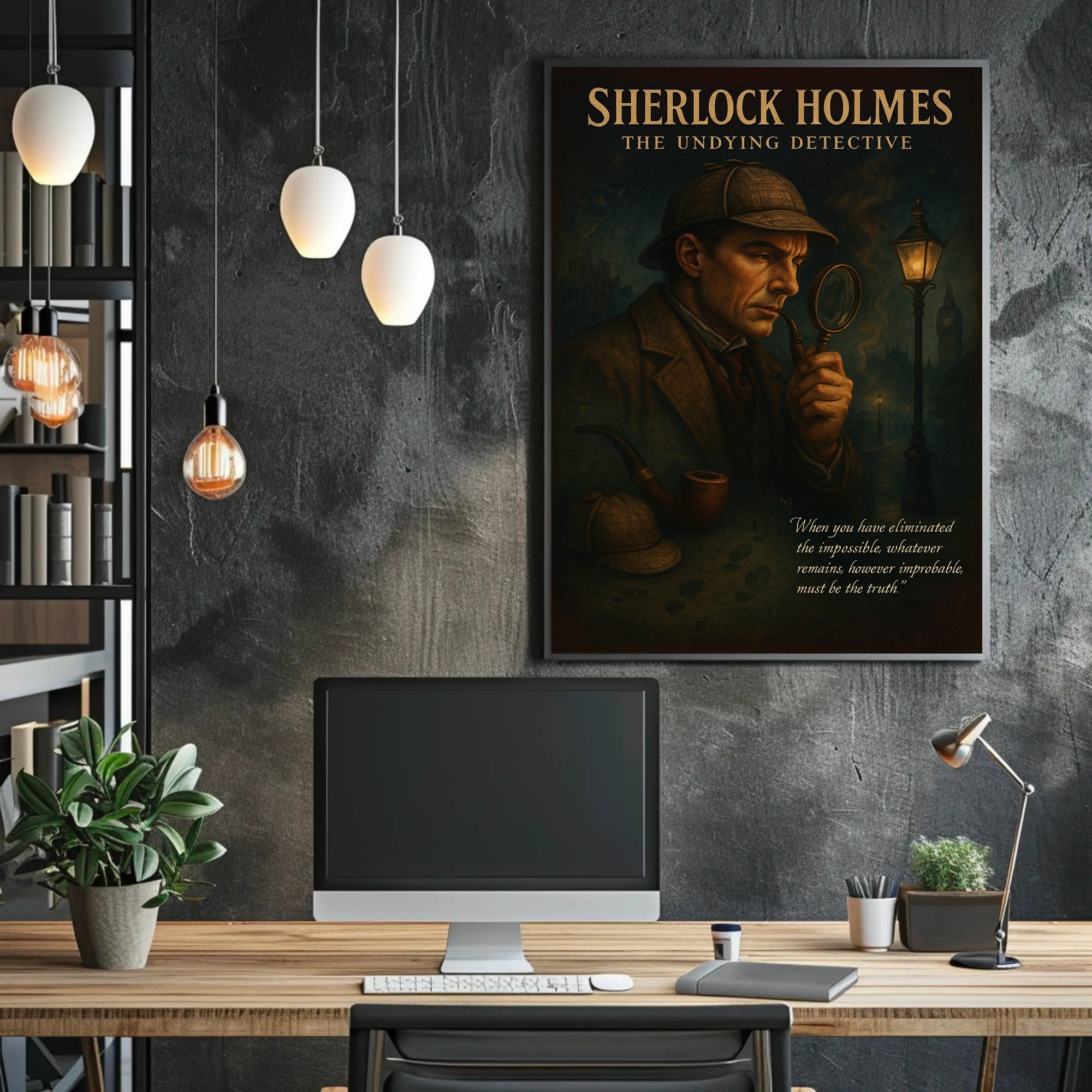 Sherlock Holmes The Undying Detective Poster PosterGoat