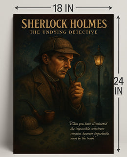 Sherlock Holmes The Undying Detective Poster PosterGoat