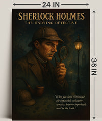 Sherlock Holmes The Undying Detective Poster PosterGoat