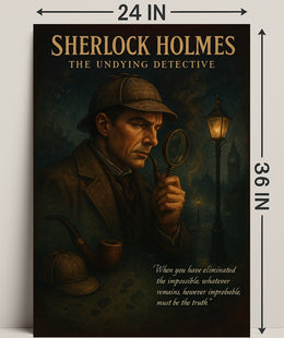 Sherlock Holmes The Undying Detective Poster PosterGoat