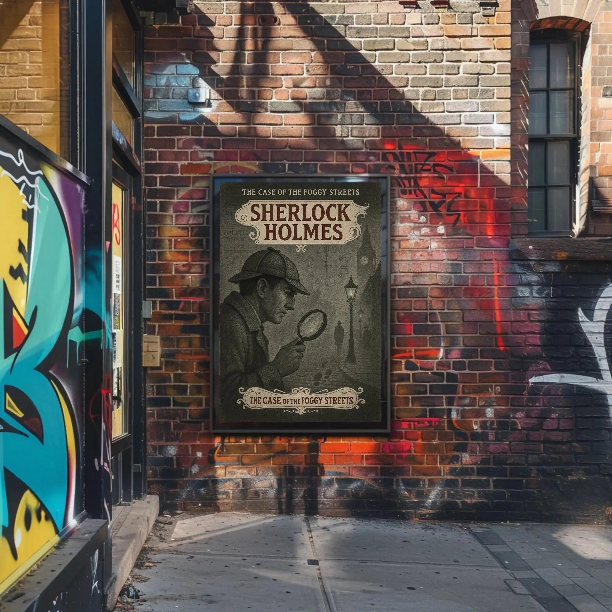 Sherlock Holmes Vintage Mystery Heritage Poster PosterGoat