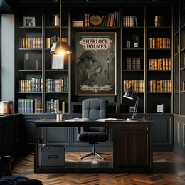 Sherlock Holmes Vintage Mystery Heritage Poster PosterGoat