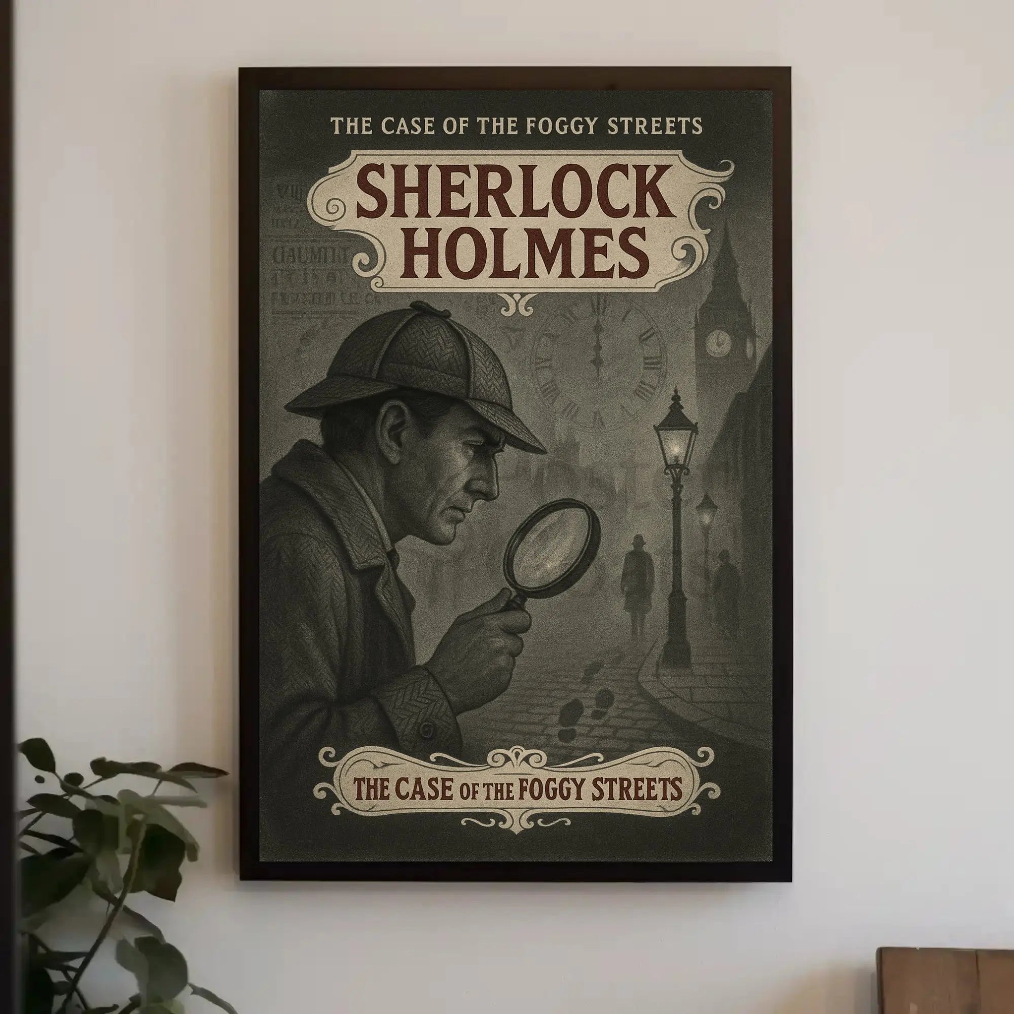 Sherlock Holmes Vintage Mystery Heritage Poster PosterGoat