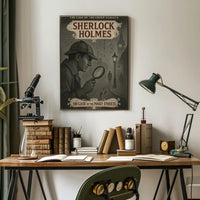 Sherlock Holmes Vintage Mystery Heritage Poster PosterGoat