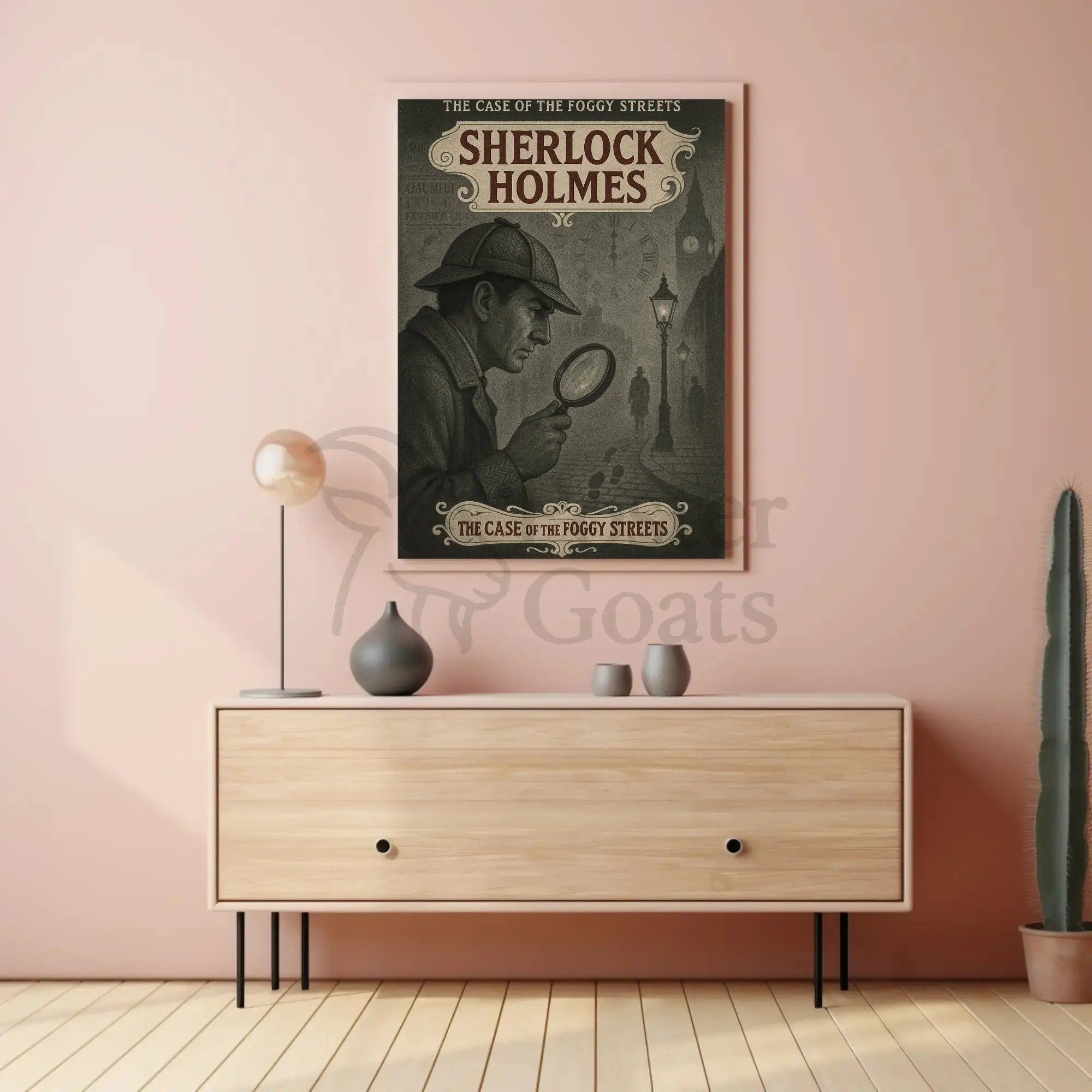 Sherlock Holmes Vintage Mystery Heritage Poster PosterGoat