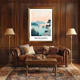 Shodoshima Island Coastal Serenity Travel Poster PosterGoat