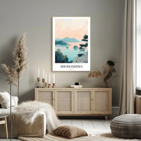 Shodoshima Island Coastal Serenity Travel Poster PosterGoat