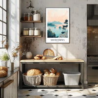 Shodoshima Island Coastal Serenity Travel Poster PosterGoat