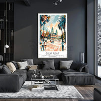Siem Reap Adventure Travel Poster PosterGoat