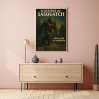 Sightings of Sasquatch Wall Art Print PosterGoat