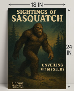 Sightings of Sasquatch Wall Art Print PosterGoat