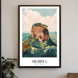 Sigiriya Sri Lanka Poster: Cultural and Heritage Art PosterGoat