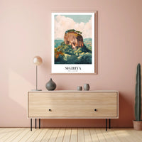 Sigiriya Sri Lanka Poster: Cultural and Heritage Art PosterGoat