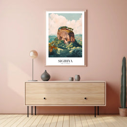 Sigiriya Sri Lanka Poster: Cultural and Heritage Art PosterGoat