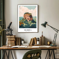 Sigiriya Sri Lanka Poster: Cultural and Heritage Art PosterGoat
