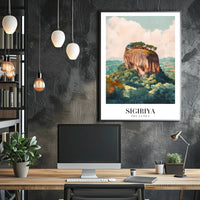 Sigiriya Sri Lanka Poster: Cultural and Heritage Art PosterGoat