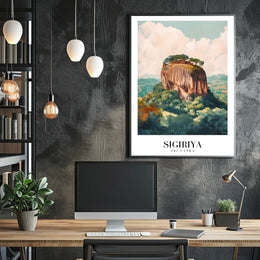 Sigiriya Sri Lanka Poster: Cultural and Heritage Art PosterGoat