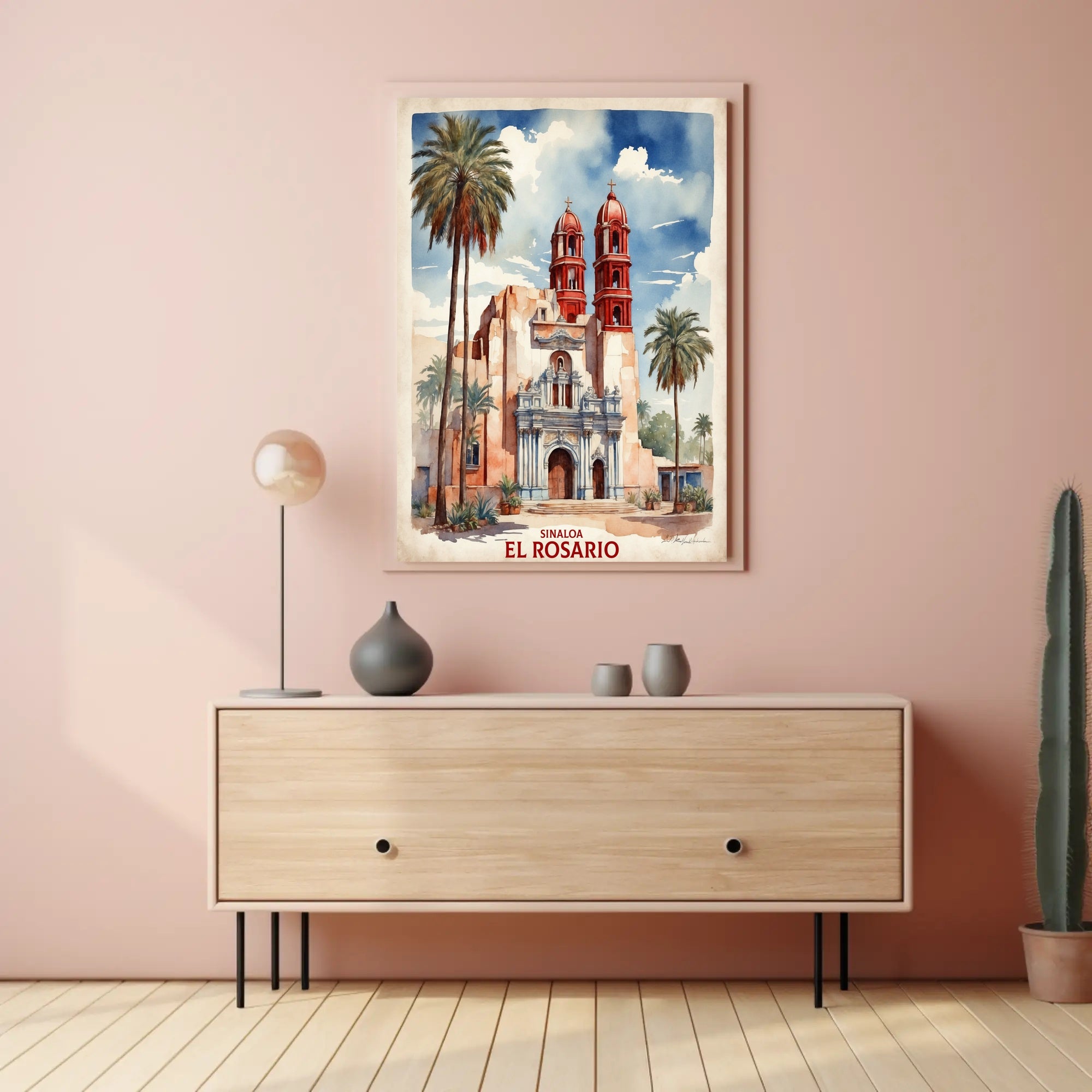 Sinaloa El Rosario Vintage Travel Poster PosterGoat