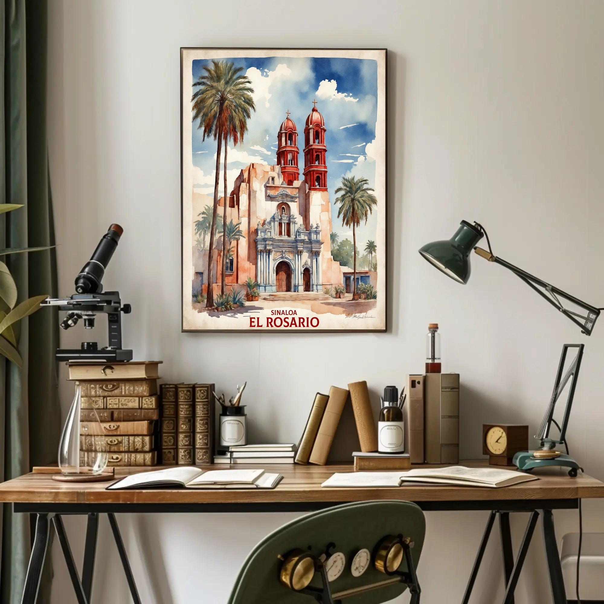 Sinaloa El Rosario Vintage Travel Poster PosterGoat