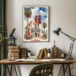 Sinaloa El Rosario Vintage Travel Poster PosterGoat