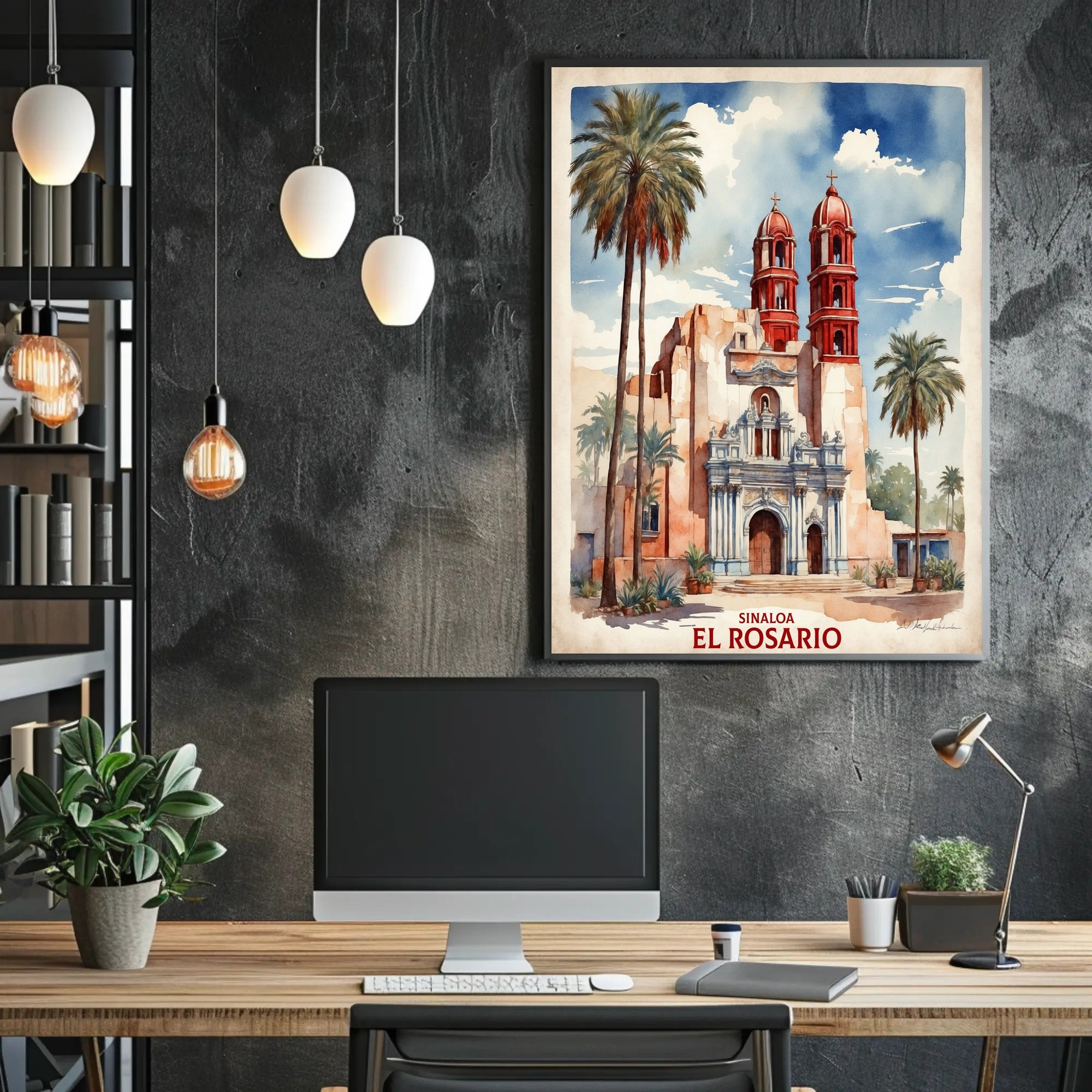 Sinaloa El Rosario Vintage Travel Poster PosterGoat