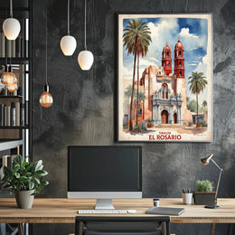 Sinaloa El Rosario Vintage Travel Poster PosterGoat